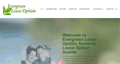 Desktop Screenshot of evergreenleaseoption.com